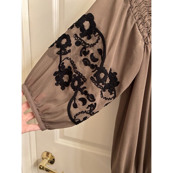 Twelve Couture By Forever 21 Off Shoulder Top Coquette Preppy Size L - Picture 3 of 7